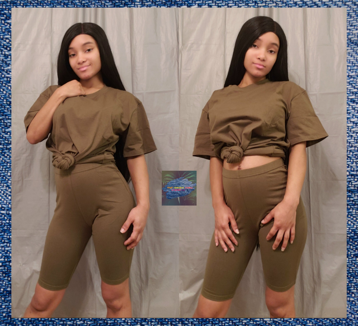 Just Vibing Short Set