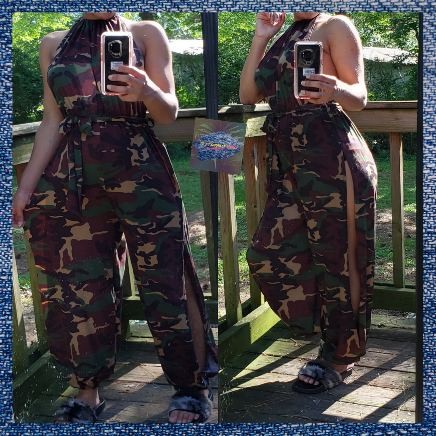 Bomber Camouflage Jumpsuit